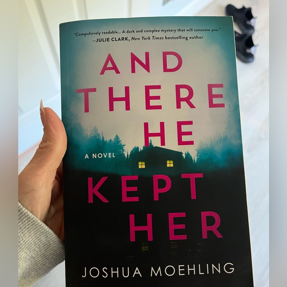 And There He Kept Her by Joshua Moehling - Pink & Teal Paperback